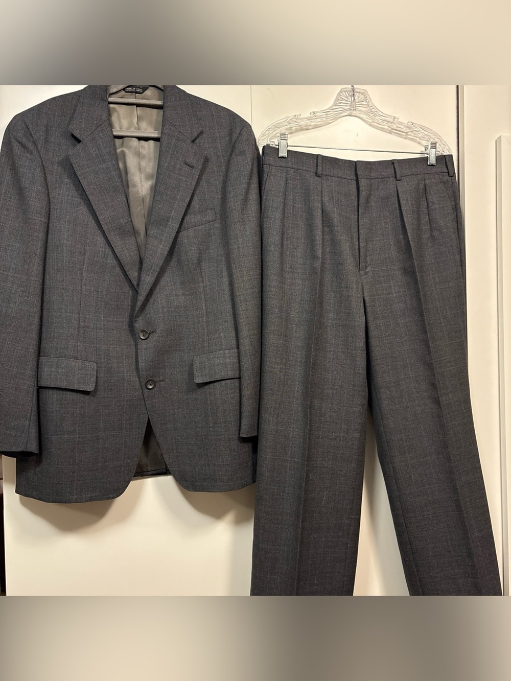 Vintage Wool Two Piece Suit Chaps by Ralph Lauren 40S 29x33 (alterable)